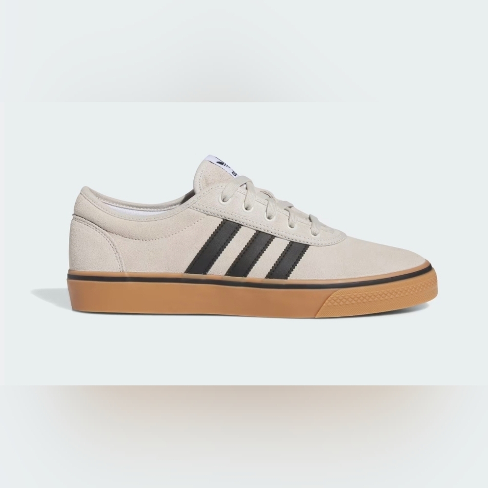 MWT Adi Ease Uni Sex Addidas Cream/Black Stripe Shoe